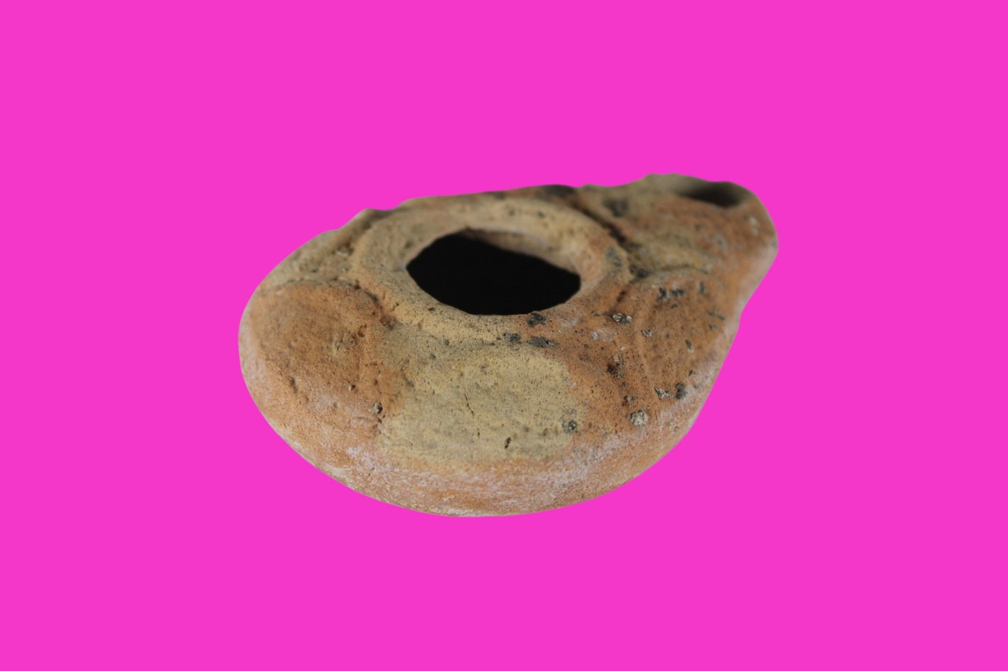 Holy Land Oil Lamp Ancient Artifact Time of Jesus & Apostles 63BC-323AD COA 162