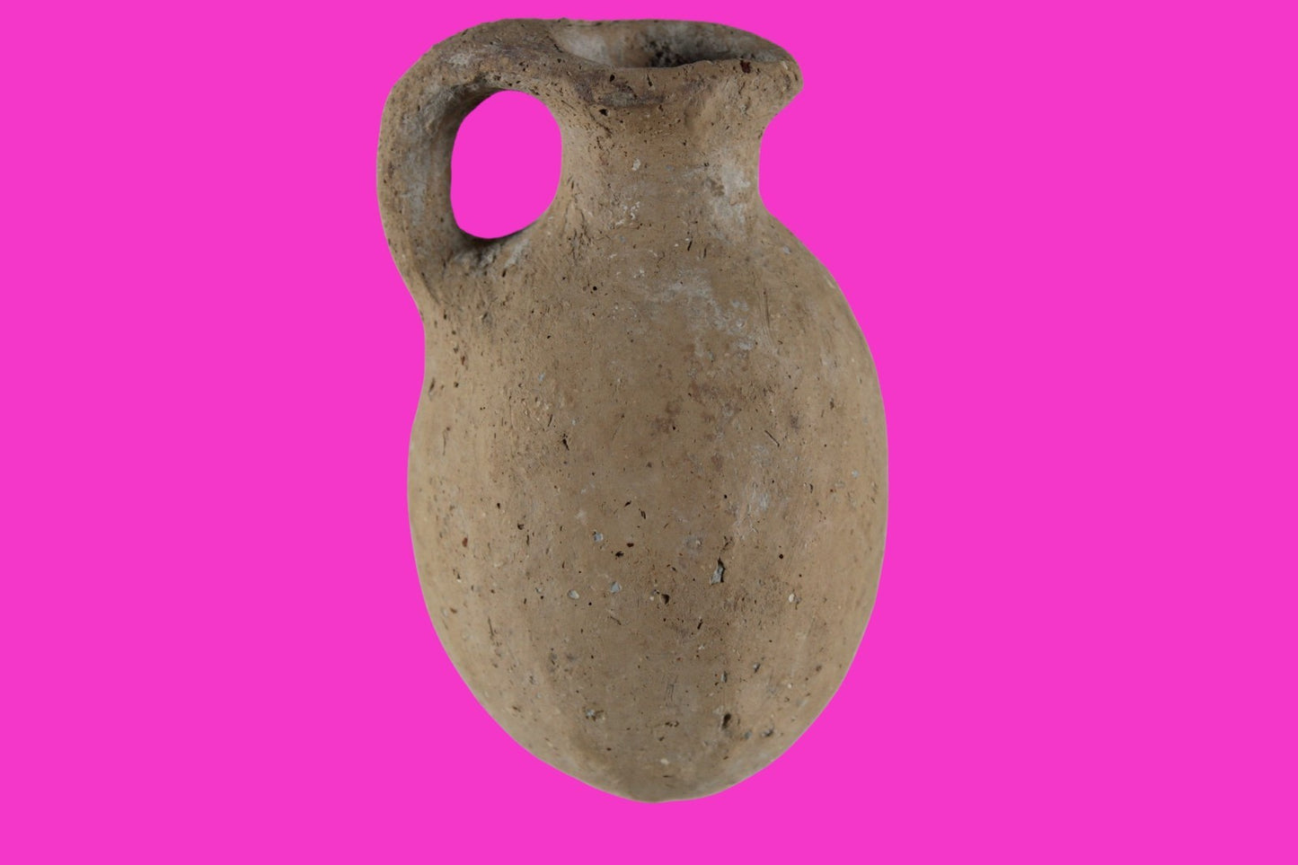 Time of Samson Holy Land Artifact Ancient 3100 Year Old Jug 1200-1000 BC COA 74