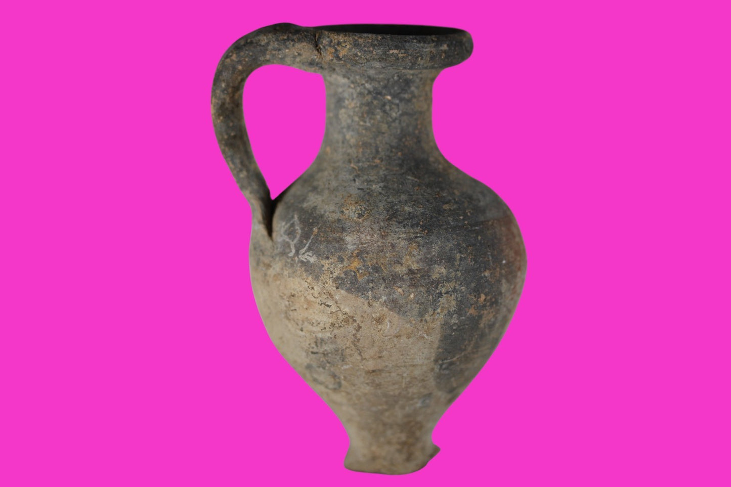 Time of Jesus Christ Holy Land Artifact Herodian Oil Jug 37 BC to 73 AD COA Z13