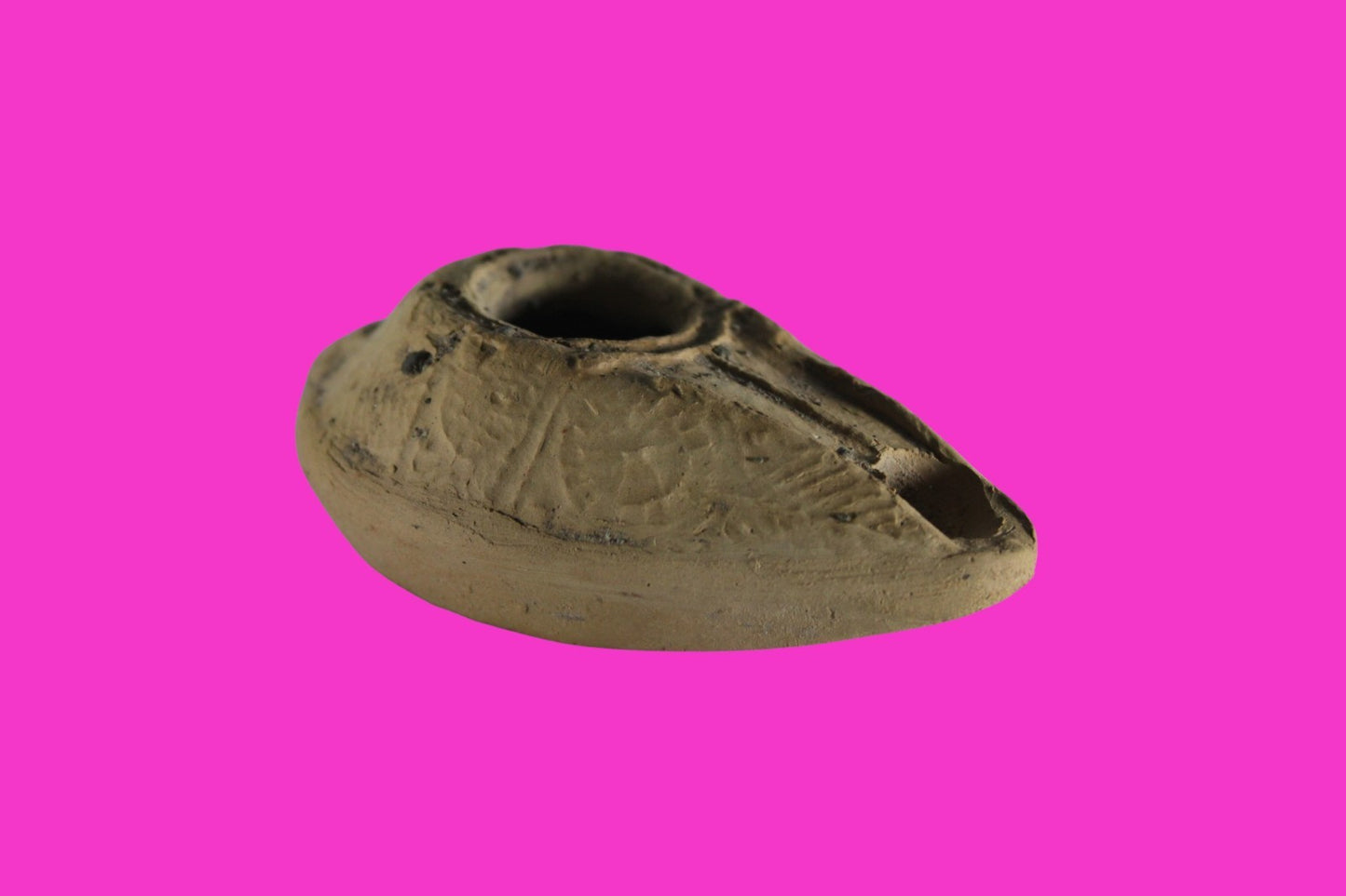 Ancient Holy Land Oil Lamp Artifact From Jesus Christ Homeland 400-500AD COA 32