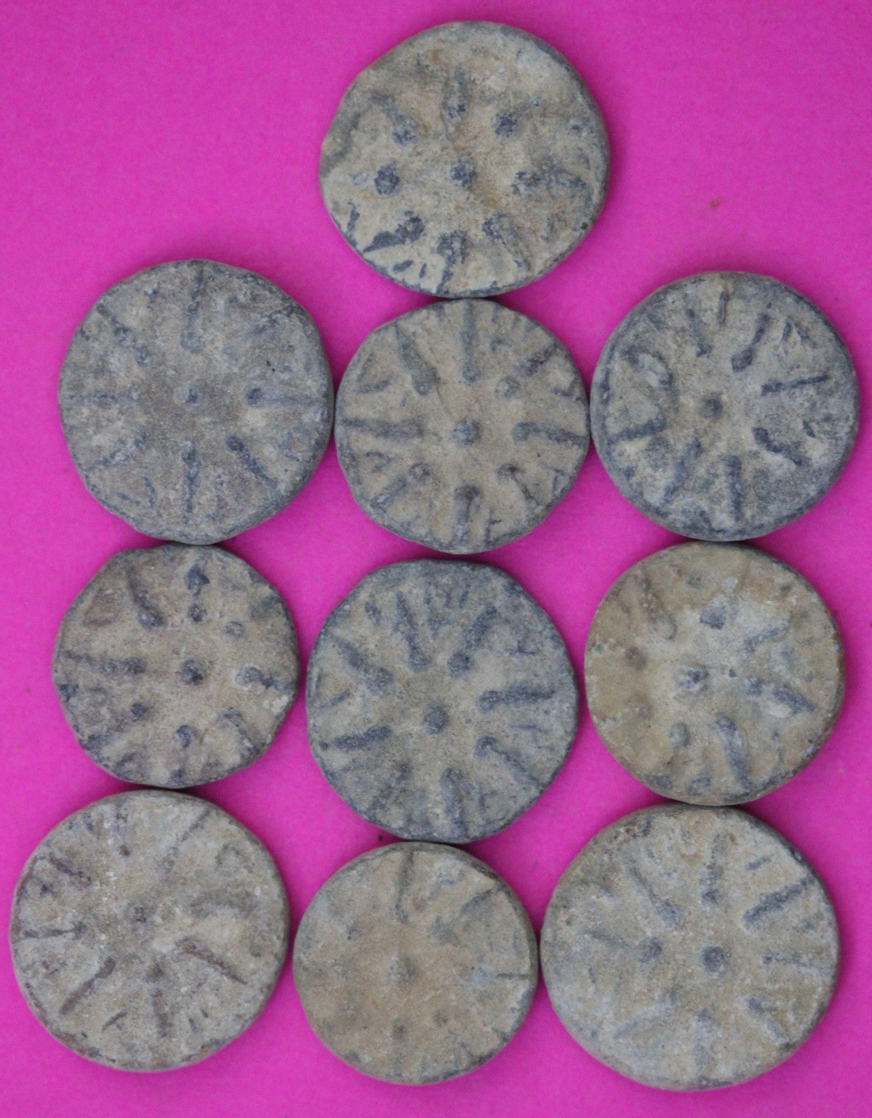 High Quality 10 Widows Mite Coins Holy Land Artifacts Small Leptons COAs Q942