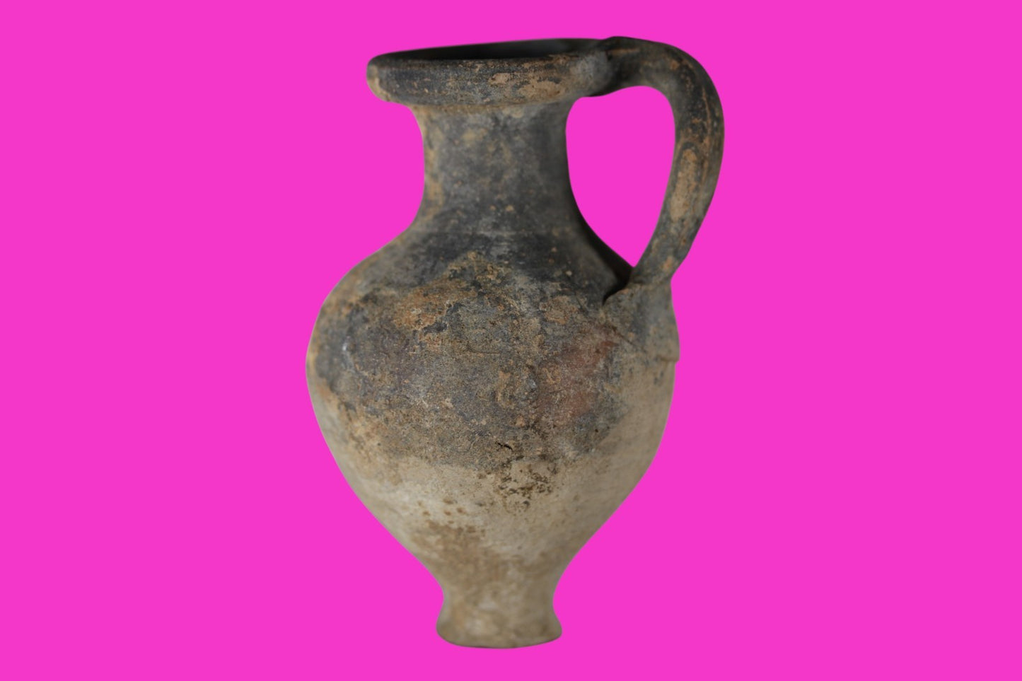 Time of Jesus Christ Holy Land Artifact Herodian Oil Jug 37 BC to 73 AD COA Z13