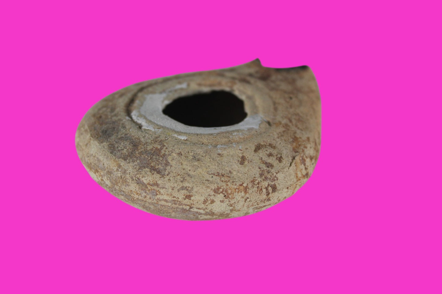 Holy Land Oil Lamp Ancient Artifact Time of Jesus & Apostles 63BC-323AD COA 143