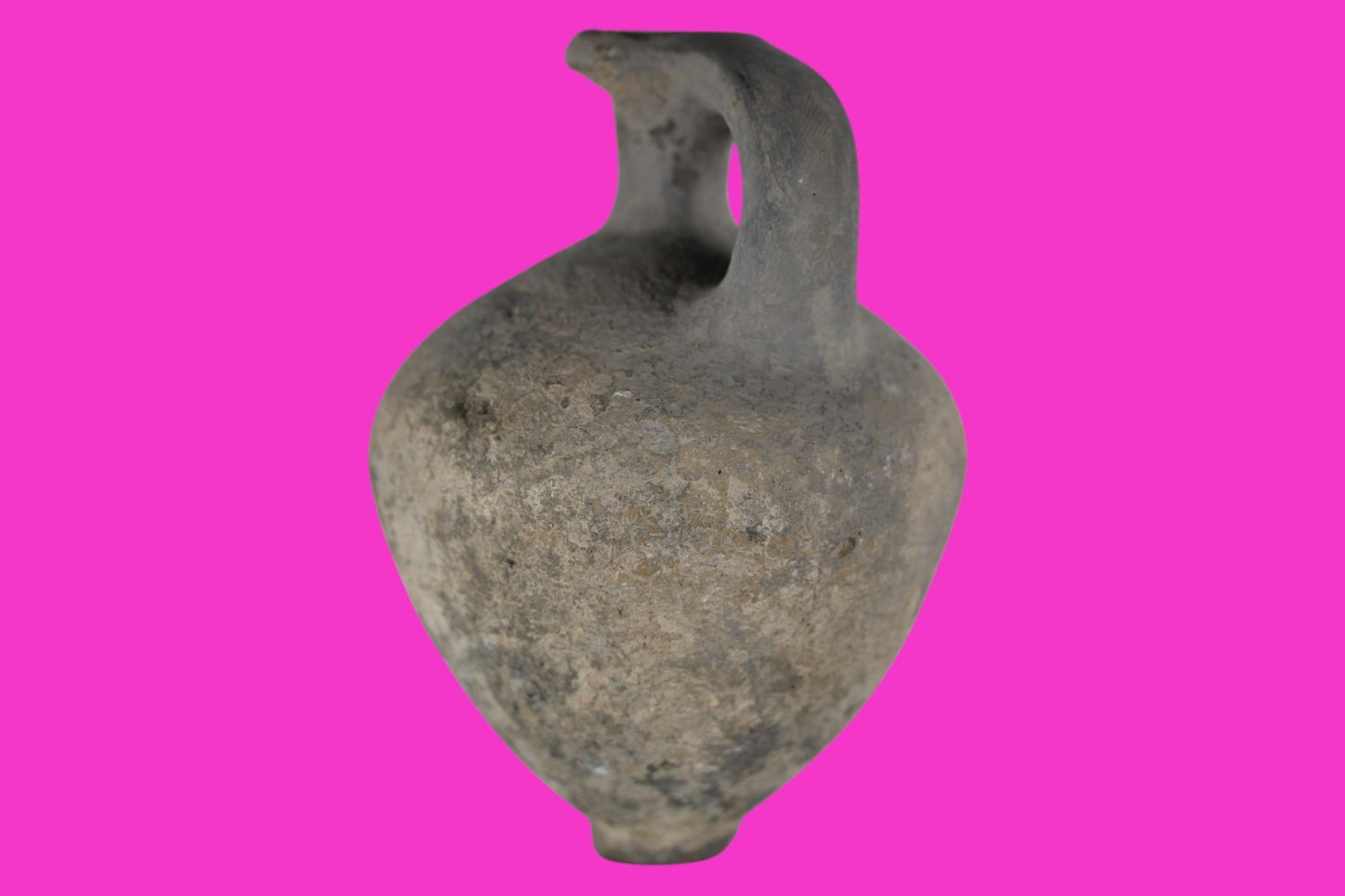 Holy Land Wine Juglet Time Of Joshua Made by Tribe of Dan in Tel Yahud COA Z05