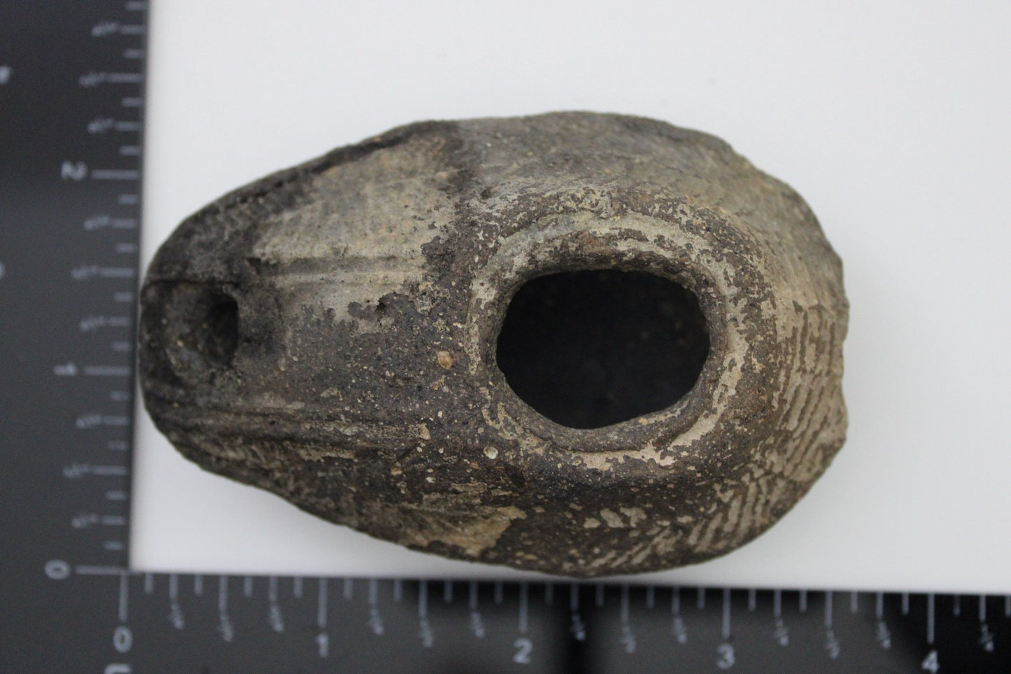 Time of the Christians Oil Lamp Ancient Holy Land Artifact 313-636 AD COA 20