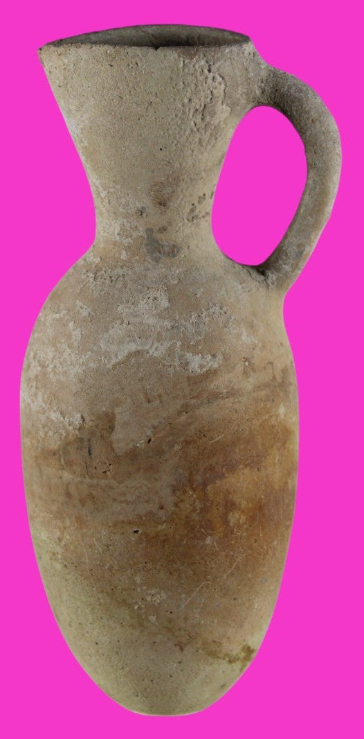 Time of Samson Holy Land Artifact Ancient 3100 Year Old Jug 1200-1000 BC COA 70
