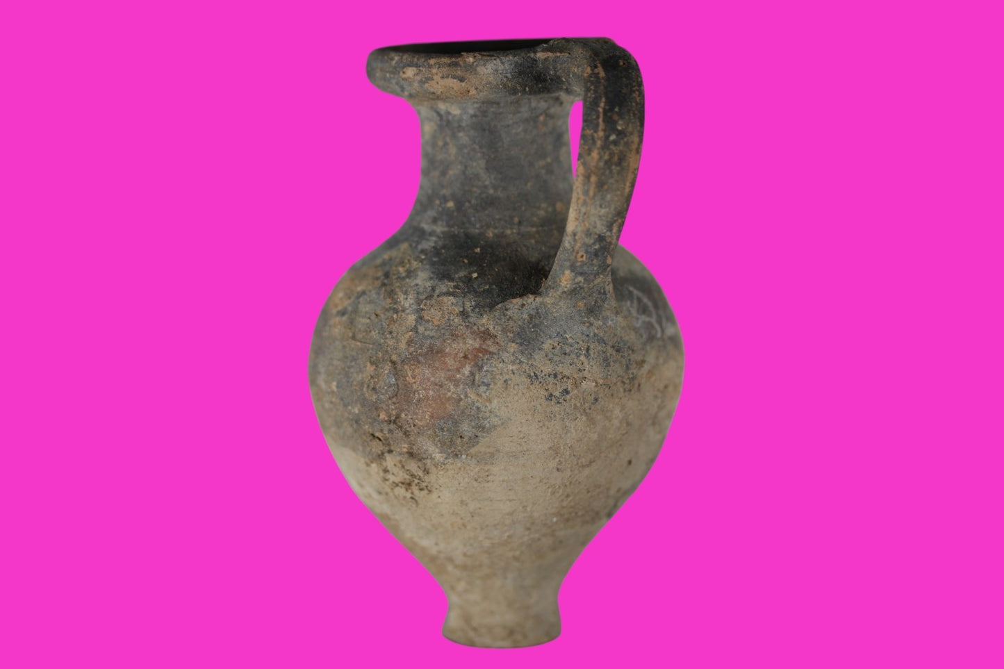 Time of Jesus Christ Holy Land Artifact Herodian Oil Jug 37 BC to 73 AD COA Z13
