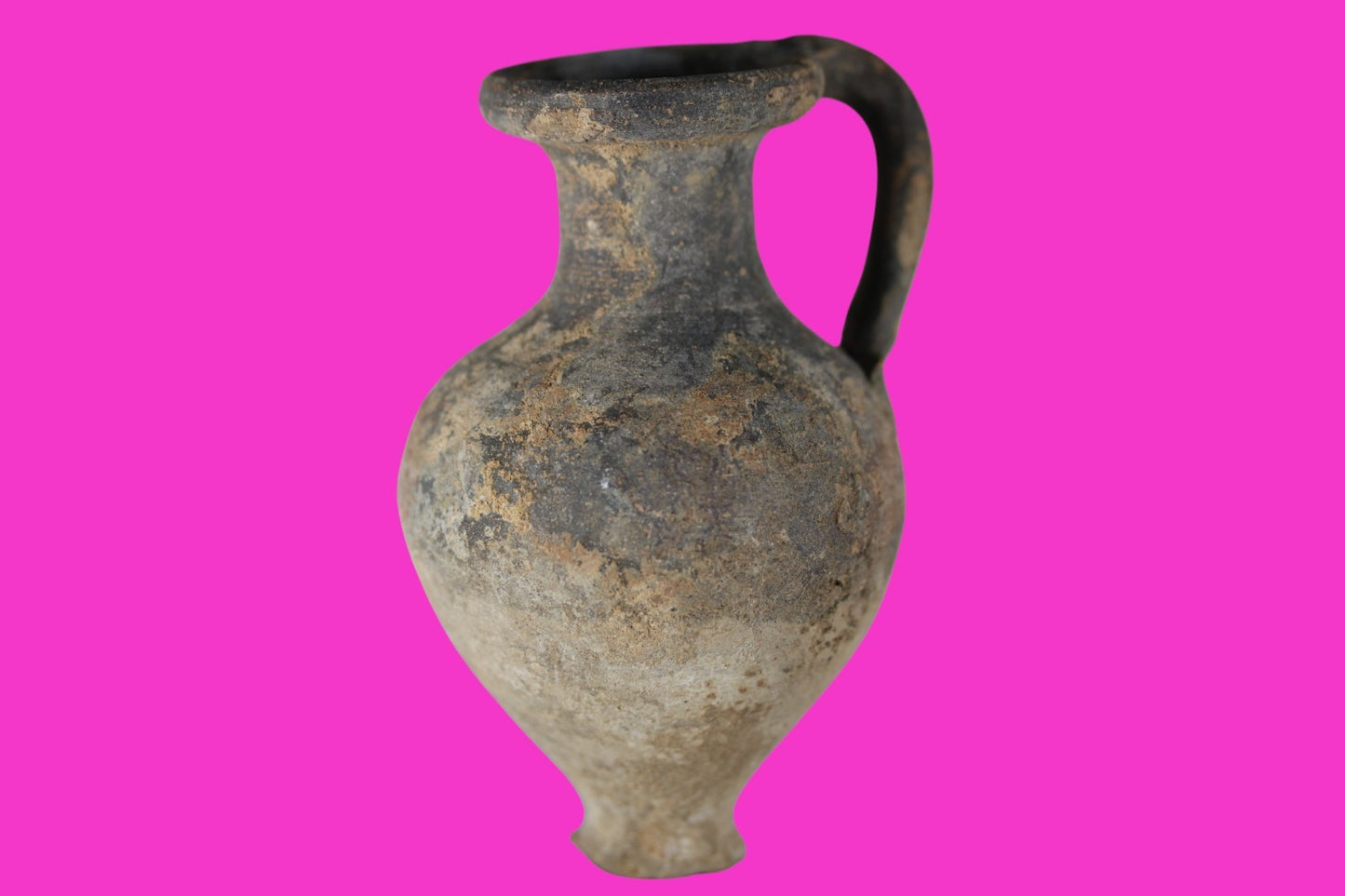 Time of Jesus Christ Holy Land Artifact Herodian Oil Jug 37 BC to 73 AD COA Z13