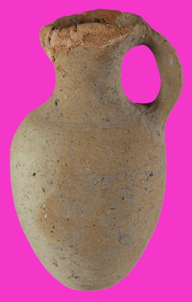 Time of Samson Holy Land Artifact Ancient 3100 Year Old Jug 1200-1000 BC COA 75