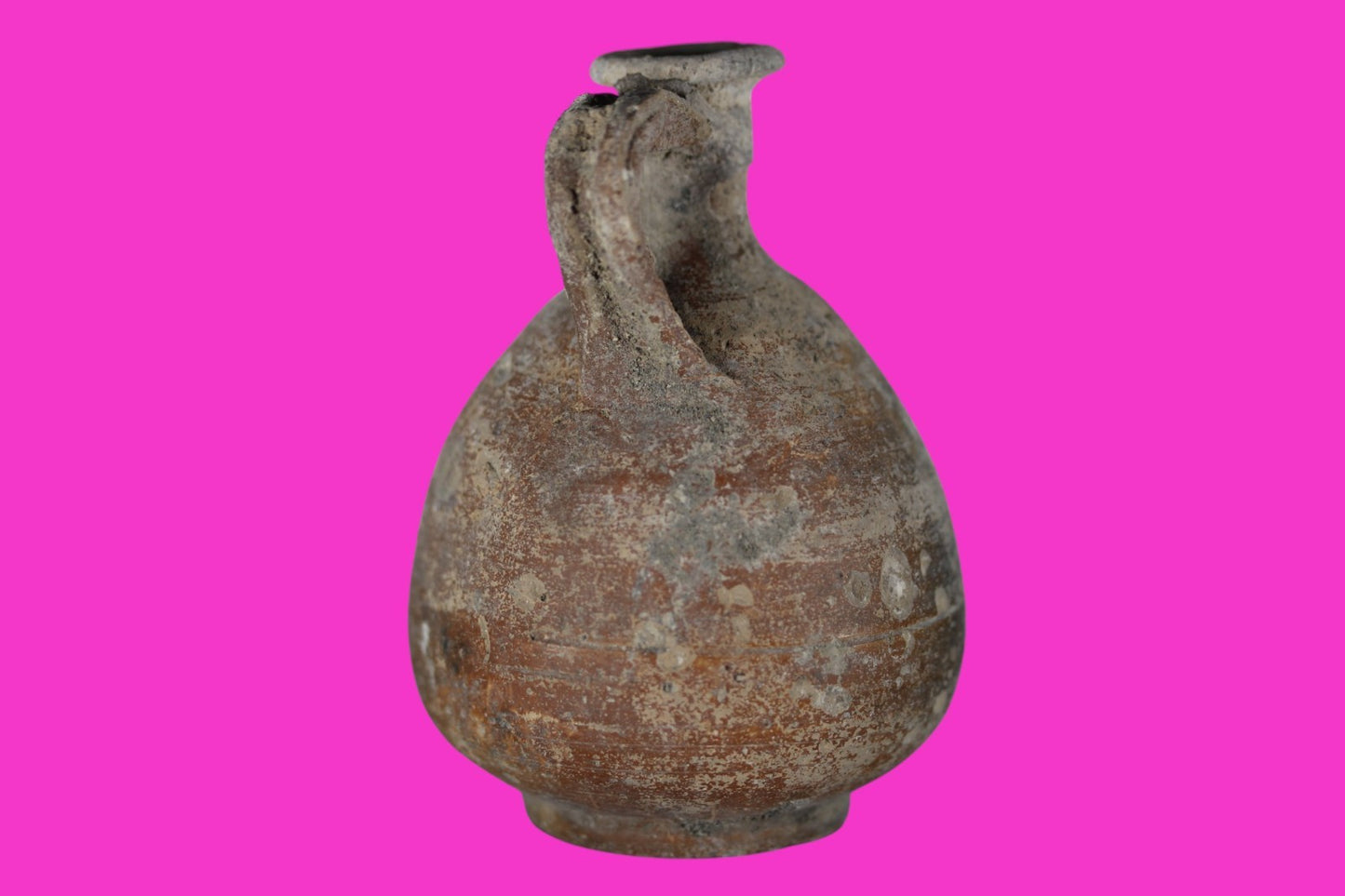 Time of Jesus Christ Holy Land Artifact Herodian Oil Jug 37 BC to 73 AD COA Z12