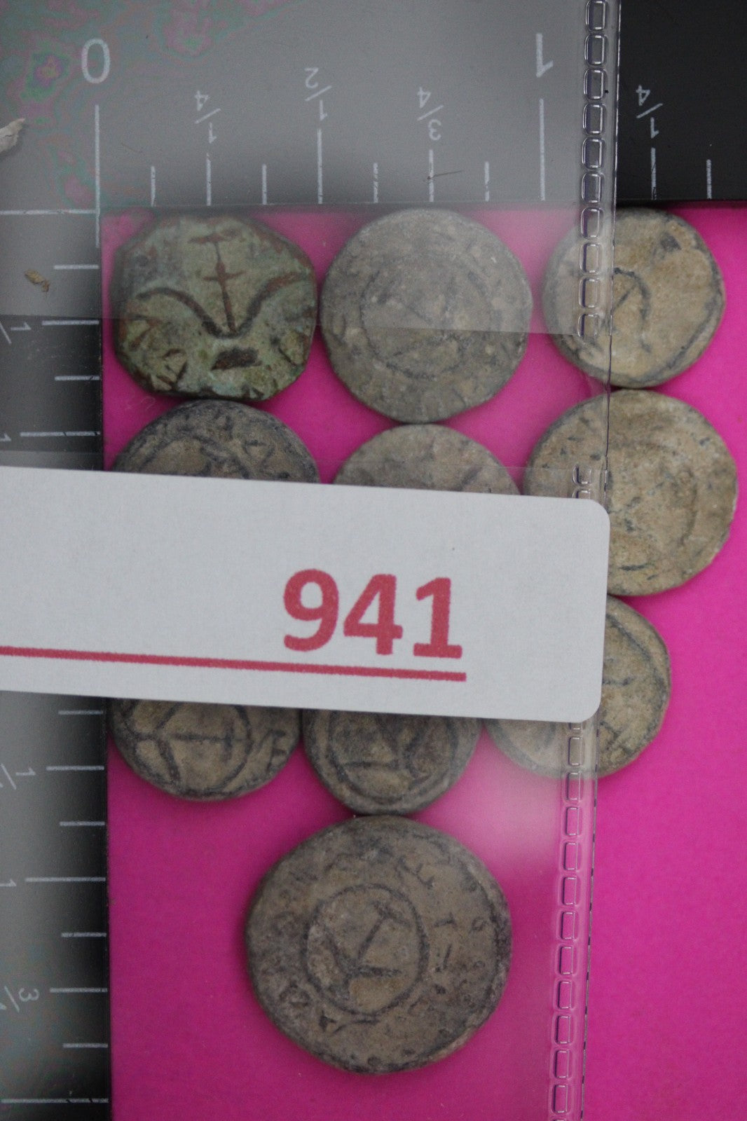 High Quality 10 Widows Mite Coins Holy Land Artifacts Small Leptons COAs Q941