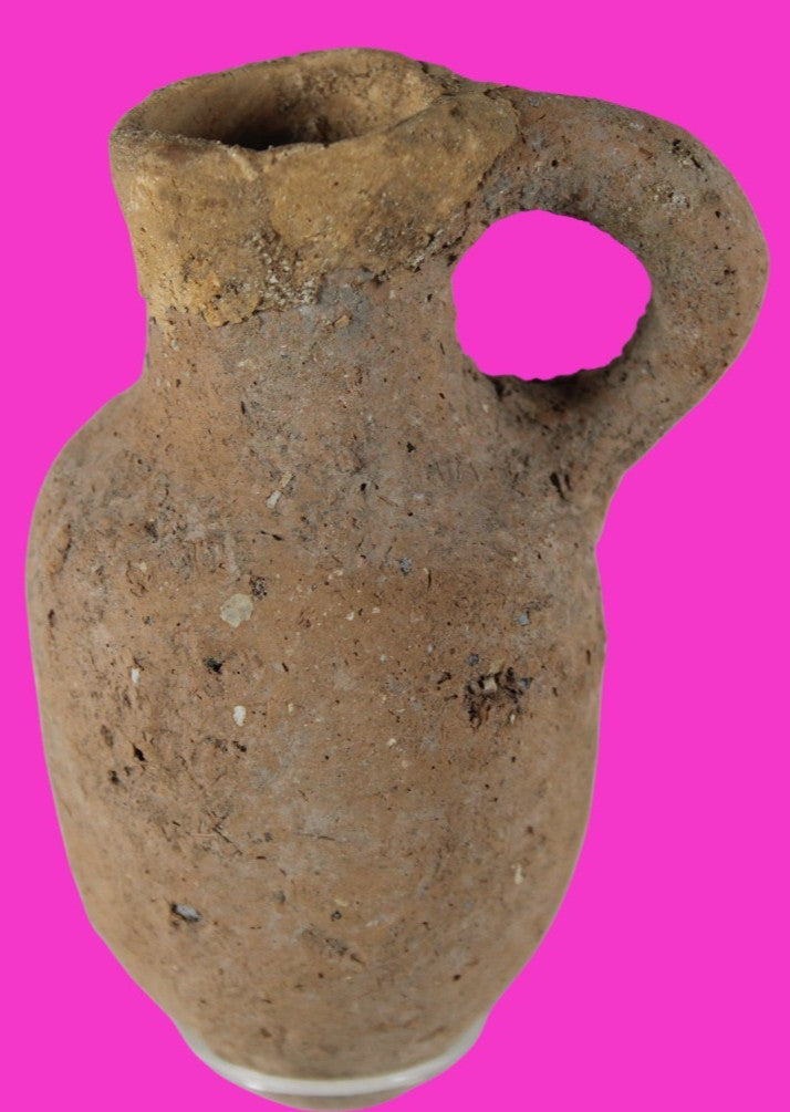 Time of Samson Holy Land Artifact Ancient 3100 Year Old Jug 1200-1000 BC COA 76