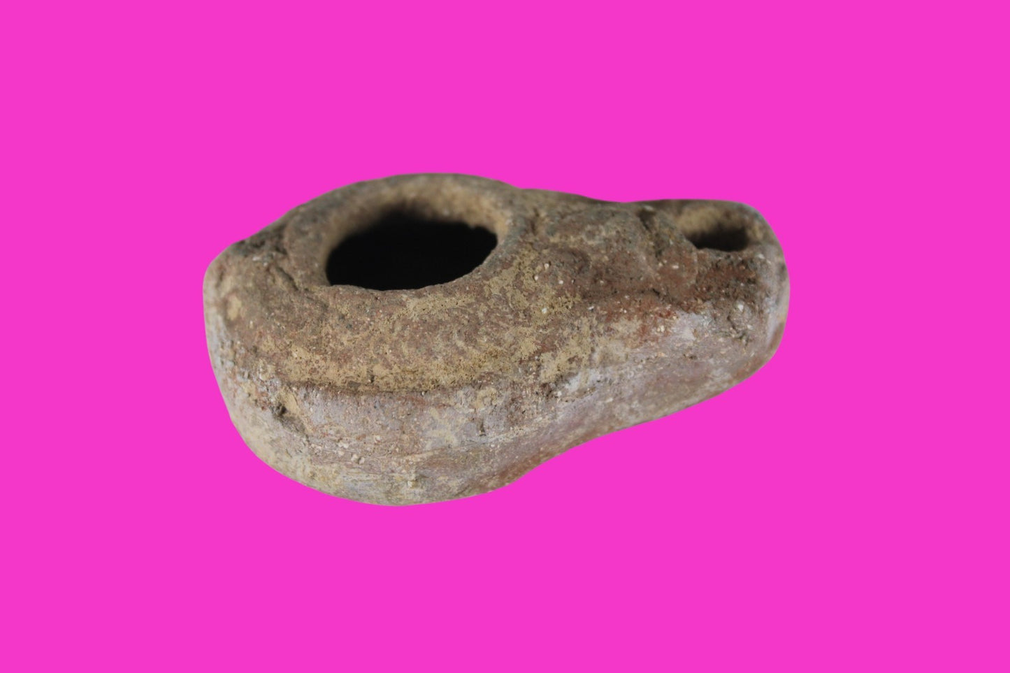Holy Land Mini Oil Lamp Ancient Artifact Time of the Apostles 63BC-323AD COA 169
